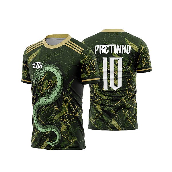 Template Camisa - Brasil Dragão Chinês 26 - CDR Vetor