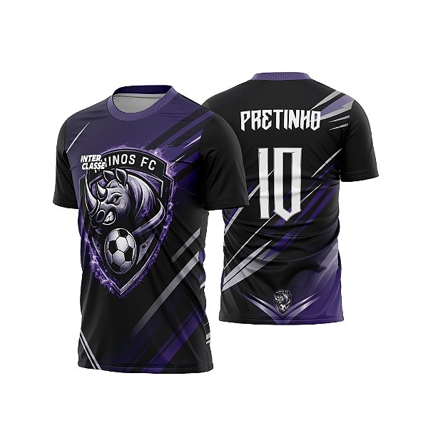 Template Camisa - Rino Fc roxo 26 - CDR Vetor