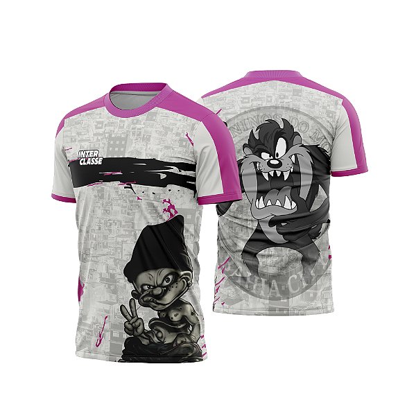 Template Camisa - Taz Mania Favela PAz 26 - CDR Vetor