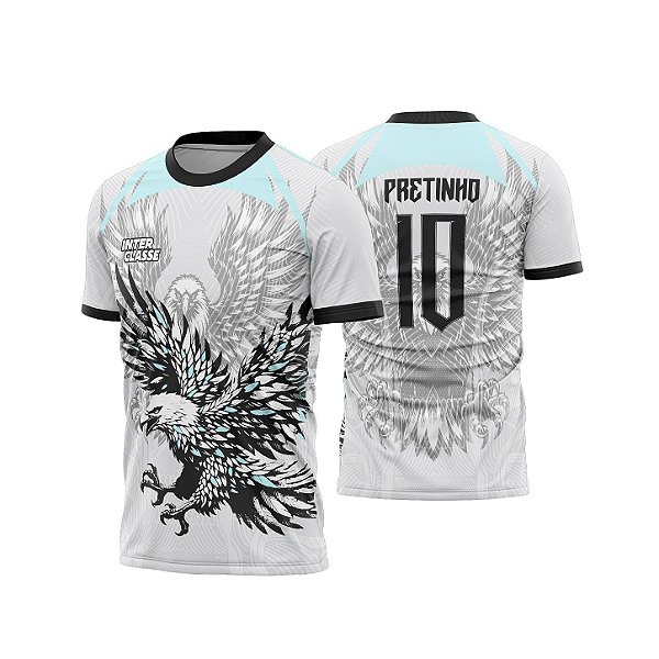 Template Camisa - Águia Turquesa 26 - CDR Vetor