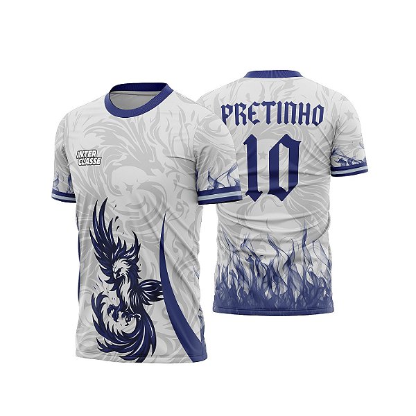 Template Camisa - Ave Fenix Fire azul 2026 - CDR Vetor