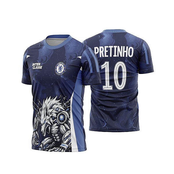 Template Camisa - Chelsea Lobo magnata 2026 - CDR Vetor