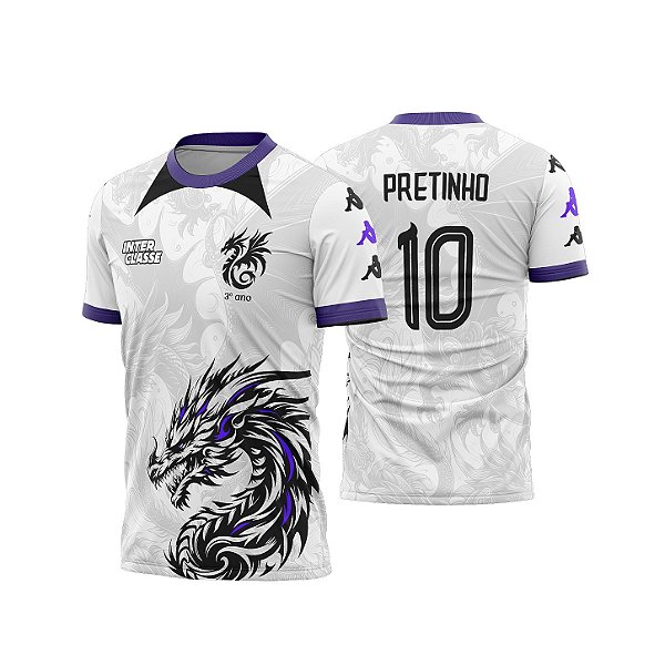Template Camisa - Dragão roxo - 3 ano 26 - CDR Vetor
