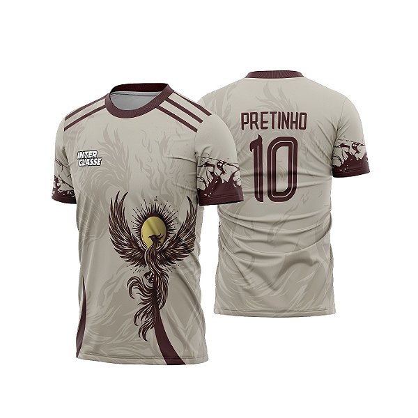 Template Camisa - Fenix Sol amarelo 26 - CDR Vetor