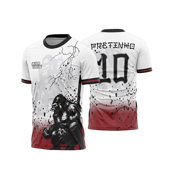 Template Camisa - Gorila feroz raio 26 - CDR Vetor