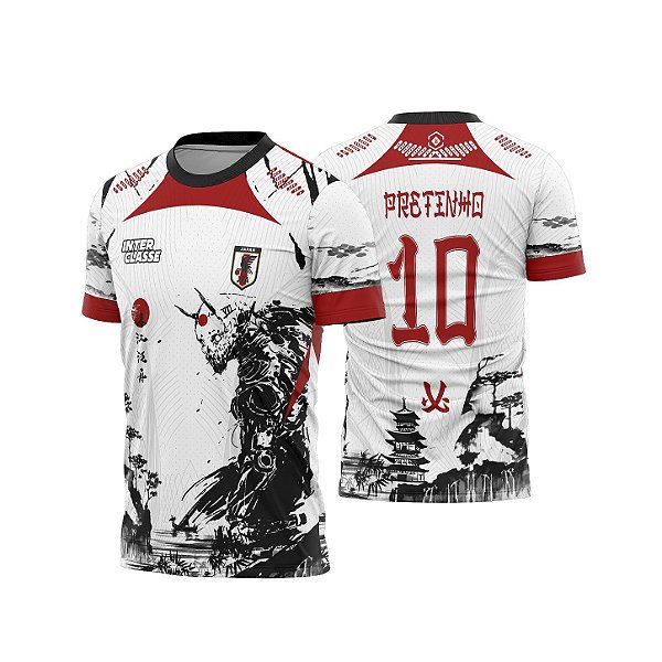 Template Camisa - Guerreiro Obscuro japão 2026 - CDR Vetor