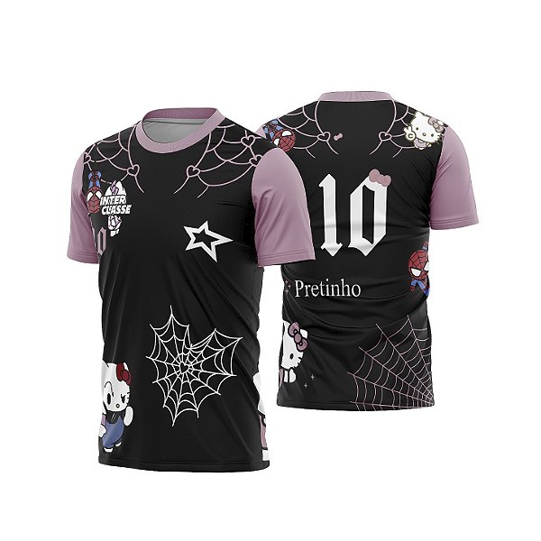 Template Camisa - Hello Kit Aranha Szymanski 26 - CDR Vetor