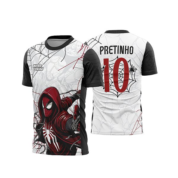 Template Camisa - Homem Aranha Agasalho 2026 - CDR Vetor