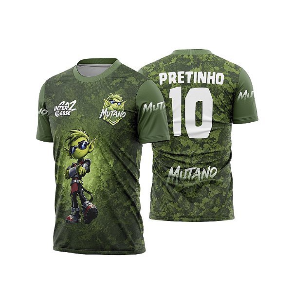 Template Camisa - Mutano floresta 2026 - CDR Vetor