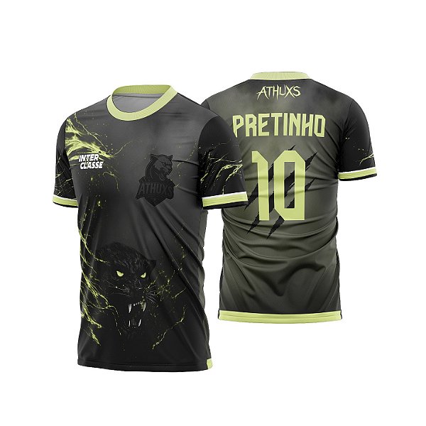 Template Camisa - Pantera Athuxs 26 - CDR Vetor