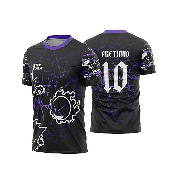 Template Camisa - Pokemon Gengar grunge 26 - CDR Vetor