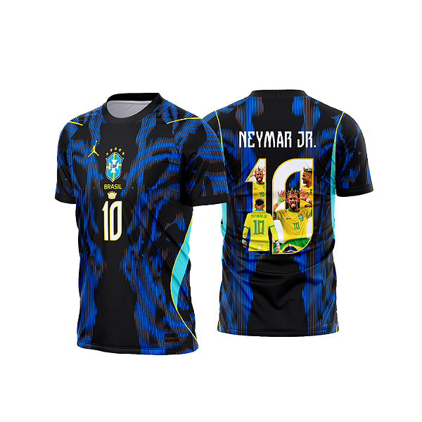 Template vetorizado Camisa - Brasil Reserva Neymar 2026 - ARTE VETOR CDR