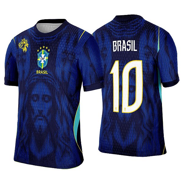 Template vetorizado Camisa - Brasil Jesus Cristo 2026 - ARTE VETOR CDR