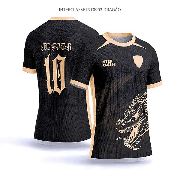 Template Camisa - Dragão cinza ref 903 - CDR Vetor
