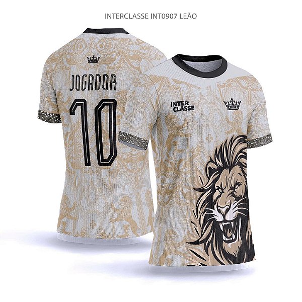 Template Camisa - Leão bege ref 907 - CDR Vetor