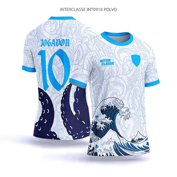 Template Camisa - Polvo ondas ref 918 - CDR Vetor