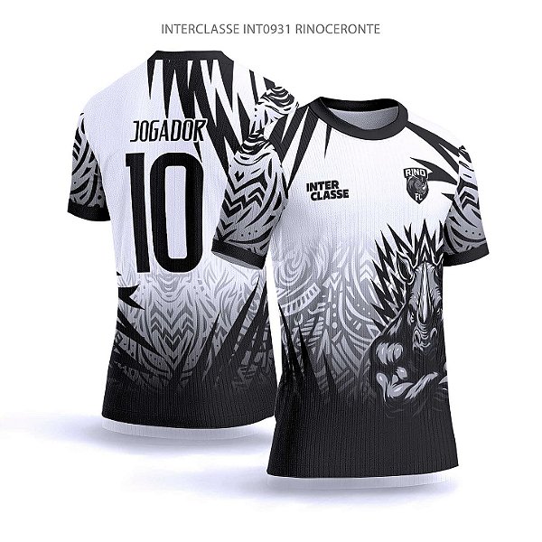 Template Camisa - Rinoceronte cinza ref 931 - CDR Vetor