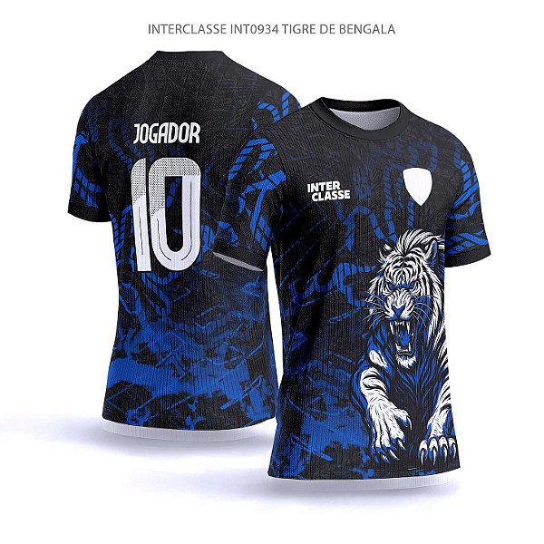 Template Camisa - Tigre de bengala 1 ref 934 - CDR Vetor