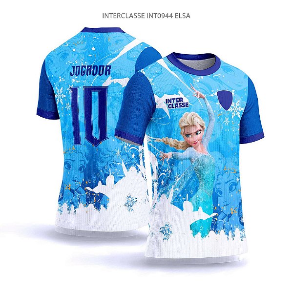 Template Camisa - Elsa gelo ref 944 - CDR Vetor