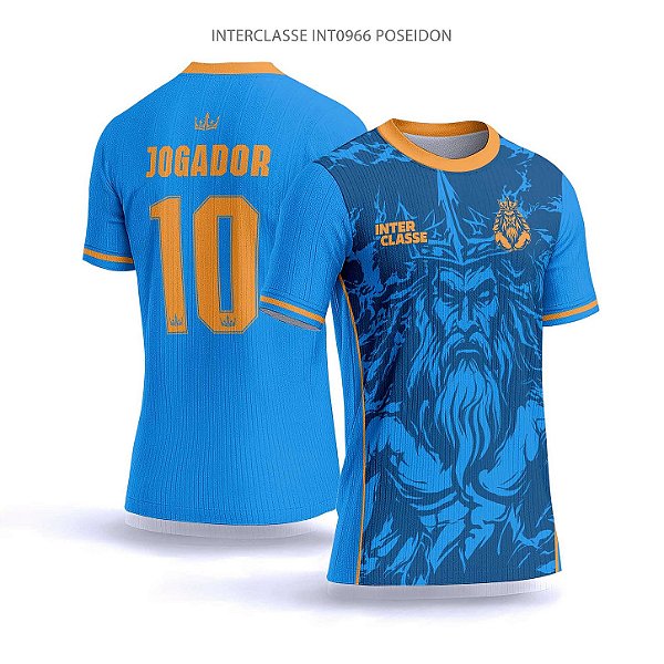 Template Camisa - Poseidon ref 966 - CDR Vetor