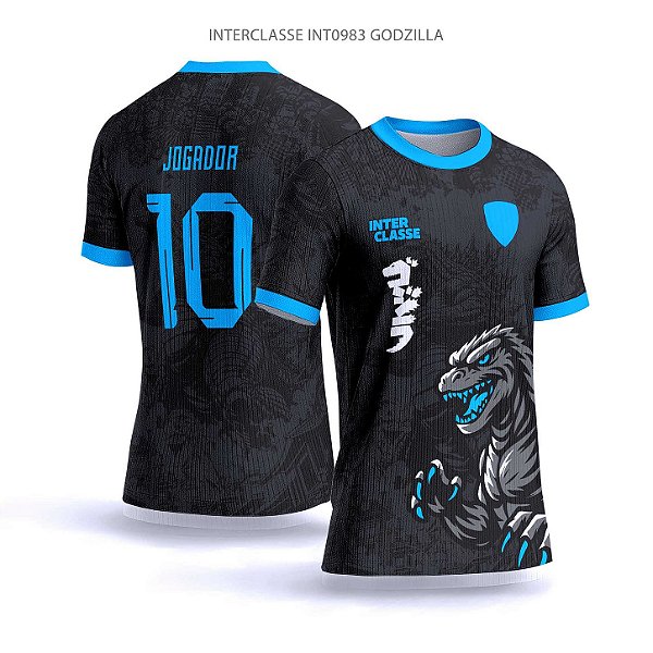 Template Camisa - Godzilla ref 983 - CDR Vetor