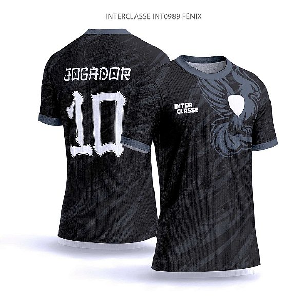 Template Camisa - Fênix Cinza ref 989 - CDR Vetor