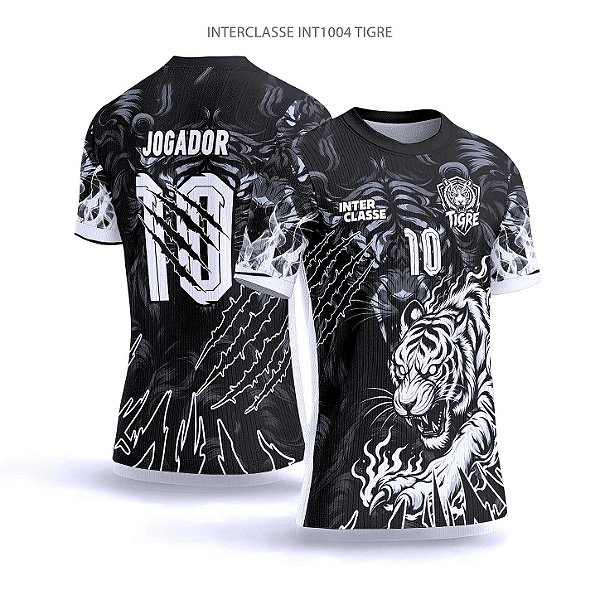 Template Camisa - Tigre garra ref 1004 - CDR Vetor