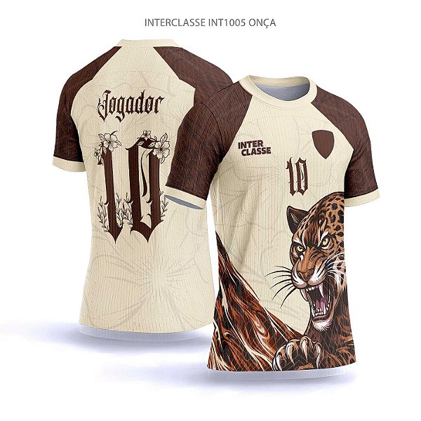 Template Camisa - Onça ref 1005 - CDR Vetor