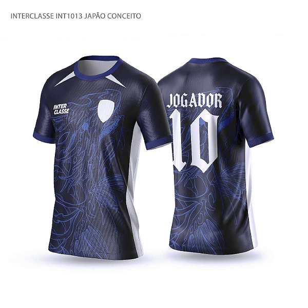 Template Camisa - Japão Azul ct ref 1013 - CDR Vetor