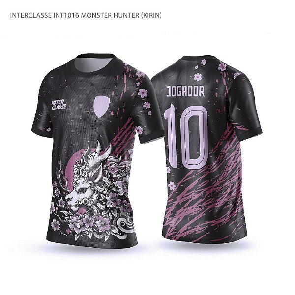 Template Camisa - Monster Hunter Kiri ref 1016 - CDR Vetor