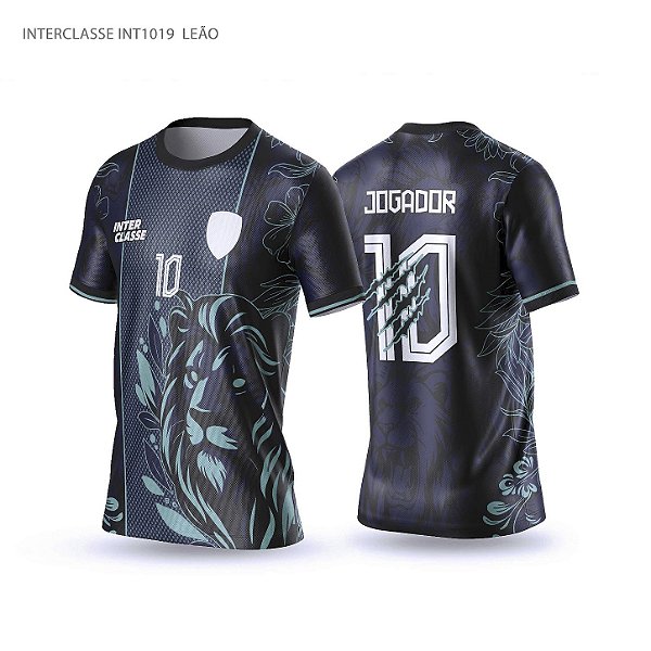 Template Camisa - Leão Floral ref 1019 - CDR Vetor