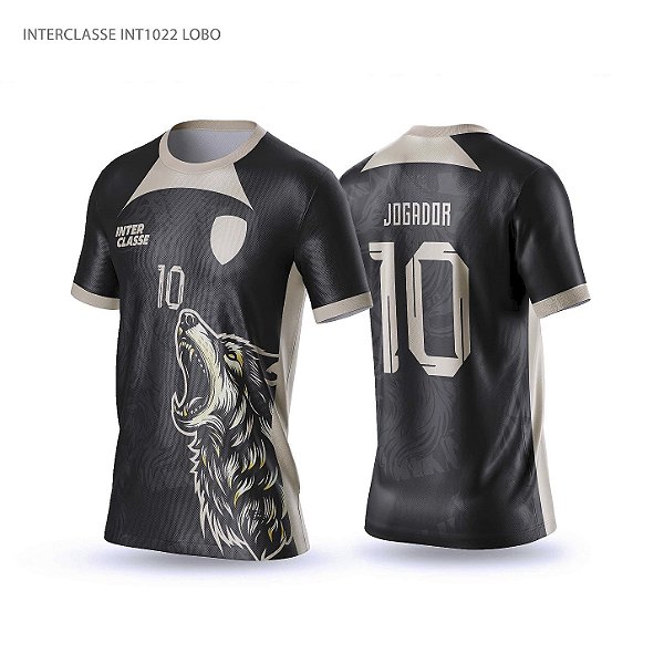 Template Camisa - Lobo ruivo ref 1022 - CDR Vetor