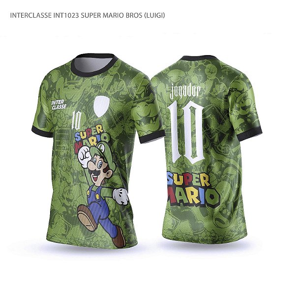 Template Camisa - Super Mario ref 1023 - CDR Vetor