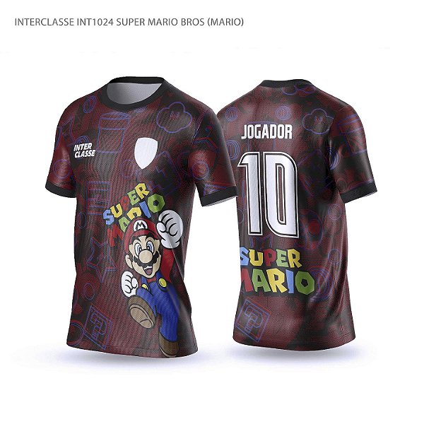 Template Camisa - Super Mario 1 ref 1024 - CDR Vetor