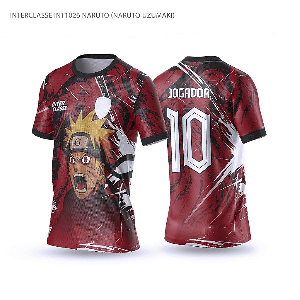 Template Camisa - Naruto ref 1026 - CDR Vetor