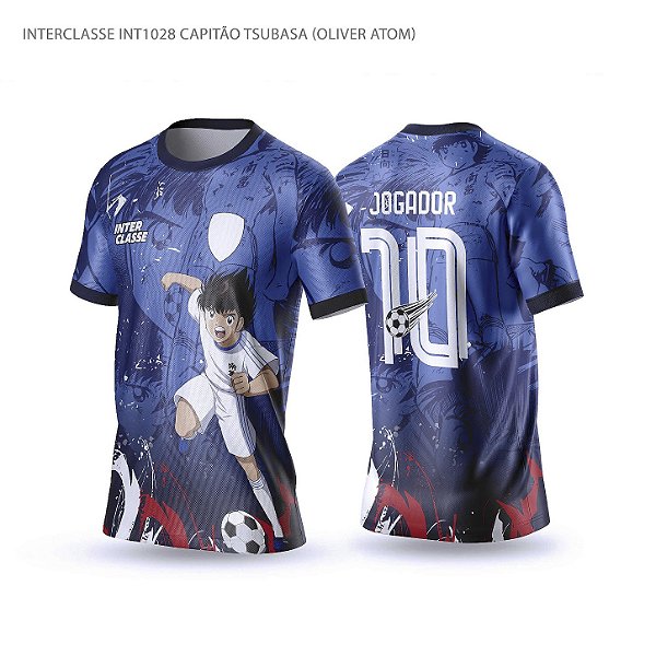 Template Camisa - Capitão Tsubasa ref 1028 - CDR Vetor