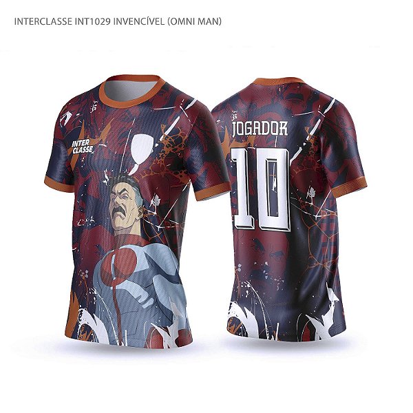 Template Camisa - Invenciavel omni man ref 1029 - CDR Vetor