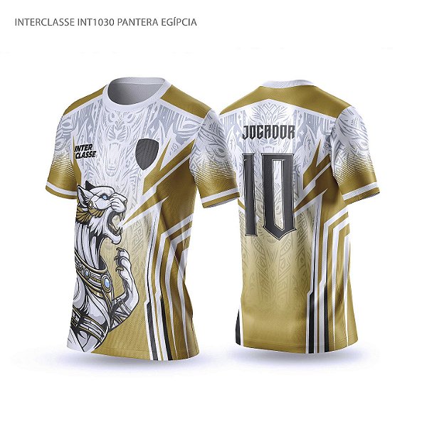 Template Camisa - Pantera Egipcia ref 1030 - CDR Vetor