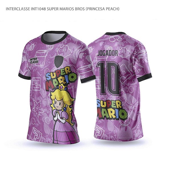 Template Camisa - Princesa Peachn Ref 1048 - CDR Vetor