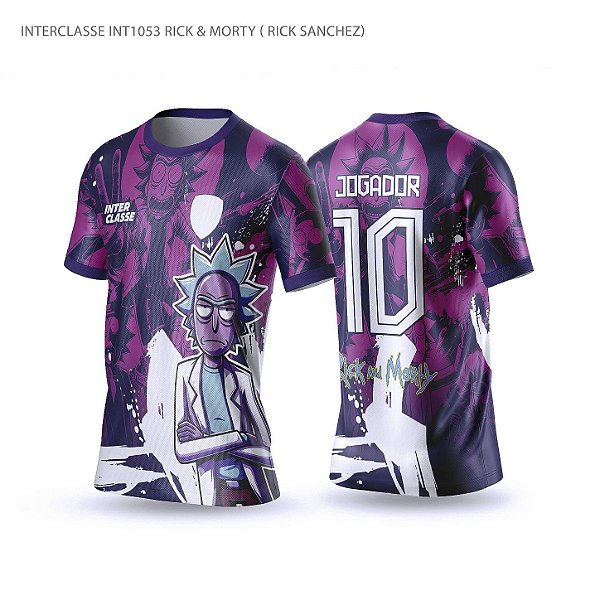 Template Camisa - Rick Sanchez Ref 1053 - CDR Vetor