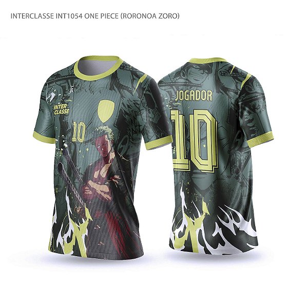 Template Camisa - One Piece zoro Ref 1054 - CDR Vetor