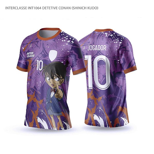 Template Camisa - Shinich Kudo Ref 1064 - CDR Vetor