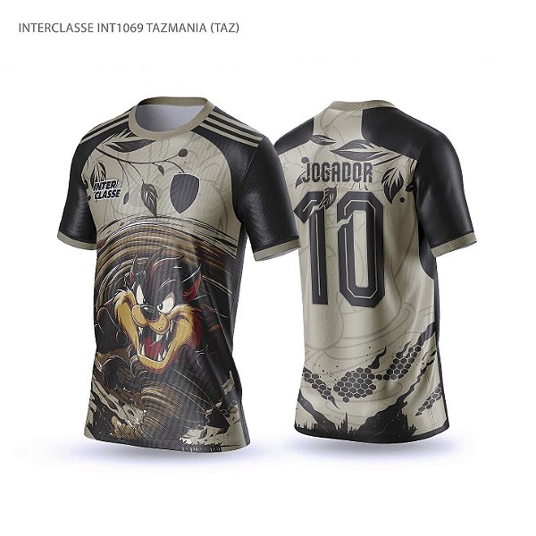 Template Camisa - Taz Mania Ref 1069 - CDR Vetor