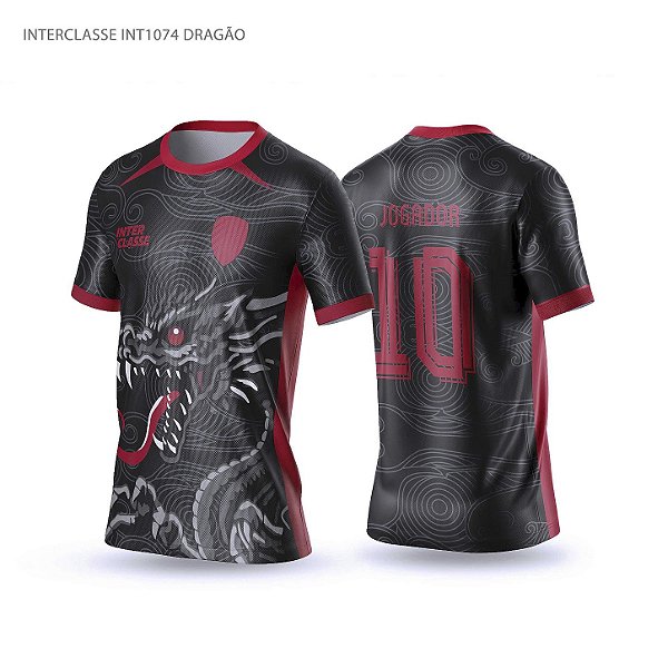 Template Camisa - Dragão magnata Ref 1074 - CDR Vetor