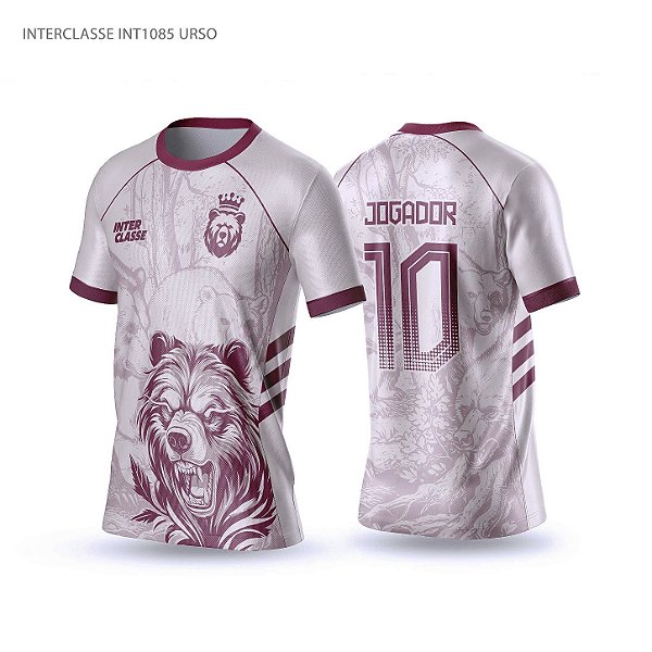 Template Camisa - Urso Rosa Ref 1085 - CDR Vetor