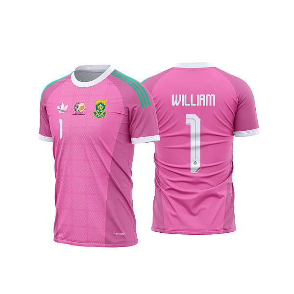 Template Camisa Futebol Africa do Sul Goleiro Reserva 2026-28 01 - Vetor