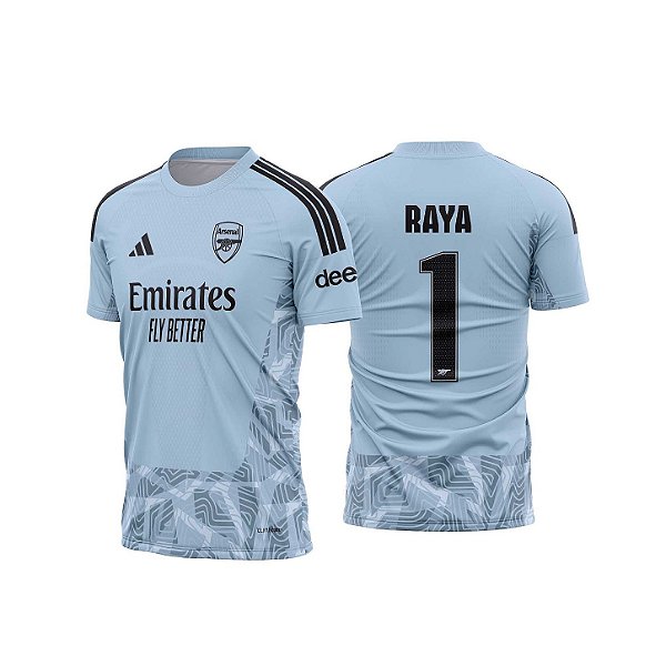 Template Camisa Futebol Arsenal Goleiro III 2026-27 01 - Vetor