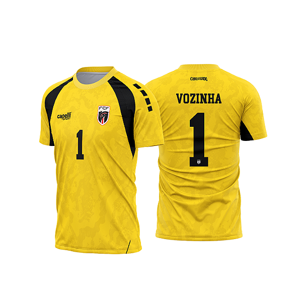 Template Camisa Futebol Cabo Verde Goleiro I 2026-28 01 - Vetor