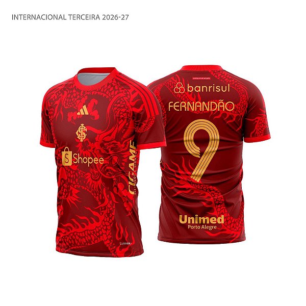 Template Camisa Futebol Internacional Terceira 2026-27 01 - Vetor
