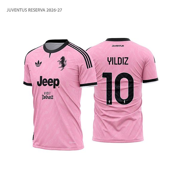 Template Camisa Futebol Juventus Reserva 2026-27 01 - Vetor